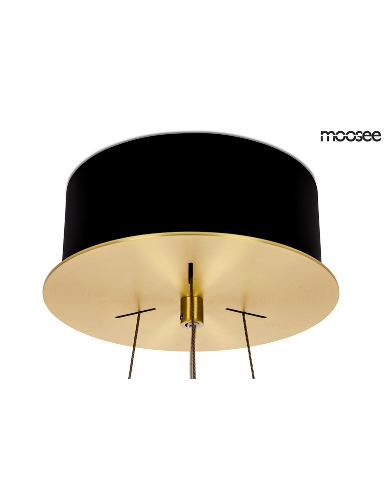 Glamour pendant lamps - Moosee MOOSEE pendant lamp SATURNUS 85 gold - LED, crystal, brushed steel (MSE010100168) - product kolory-swiatla.pl 4