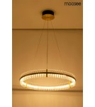 Glamour pendant lamps - Moosee MOOSEE pendant lamp SATURNUS 85 gold - LED, crystal, brushed steel (MSE010100168) - product 5