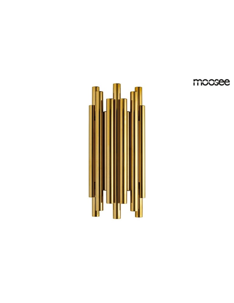 Glamour wall lamps - Moosee MOOSEE ORGANO gold wall lamp (MSE010400198) - product kolory-swiatla.pl 1