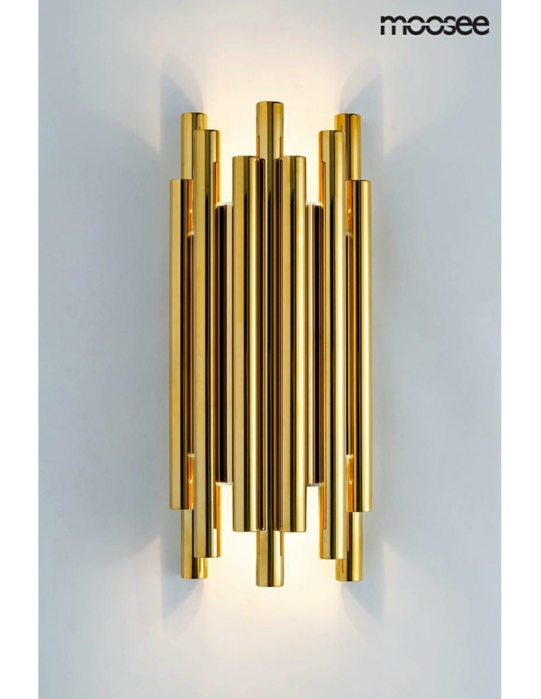 Glamour wall lamps - Moosee MOOSEE ORGANO gold wall lamp (MSE010400198) - product kolory-swiatla.pl 3