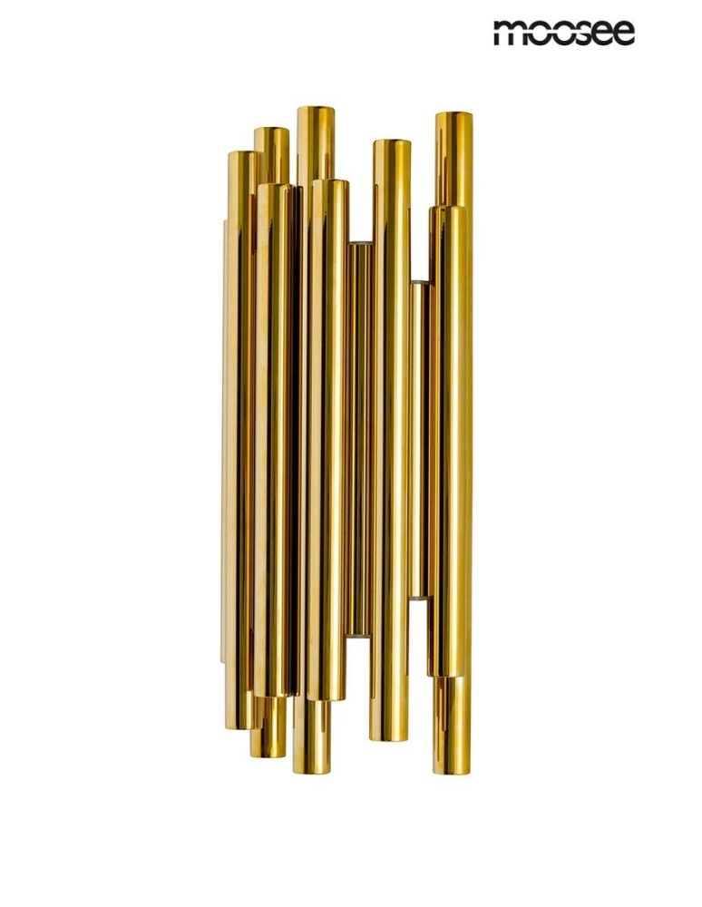 Glamour wall lamps - Moosee MOOSEE ORGANO gold wall lamp (MSE010400198) - product kolory-swiatla.pl 4