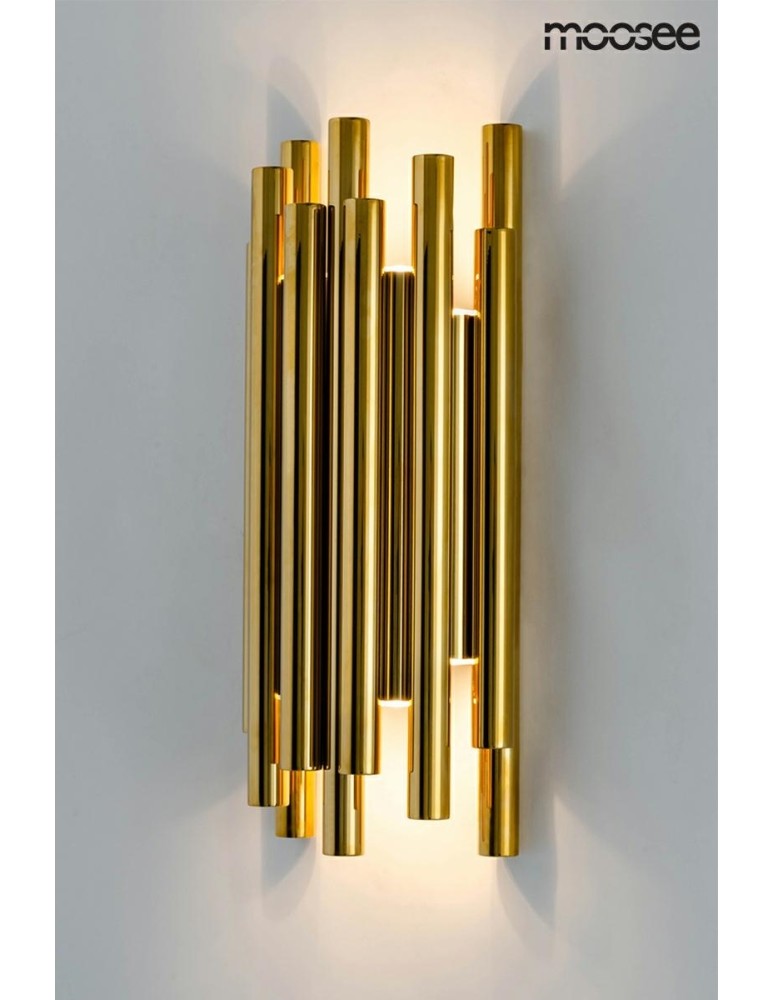 Glamour wall lamps - Moosee MOOSEE ORGANO gold wall lamp (MSE010400198) - product kolory-swiatla.pl 5