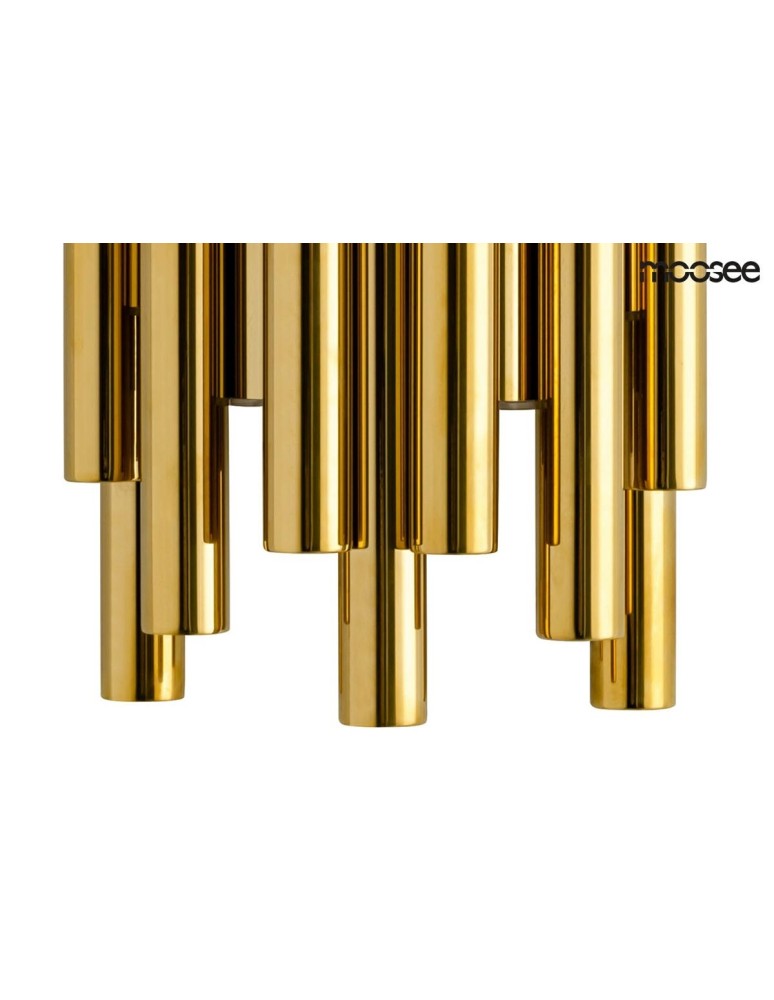 Glamour wall lamps - Moosee MOOSEE ORGANO gold wall lamp (MSE010400198) - product kolory-swiatla.pl 8