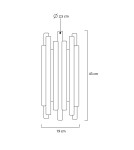 Glamour wall lamps - Moosee MOOSEE ORGANO gold wall lamp (MSE010400198) - product 9