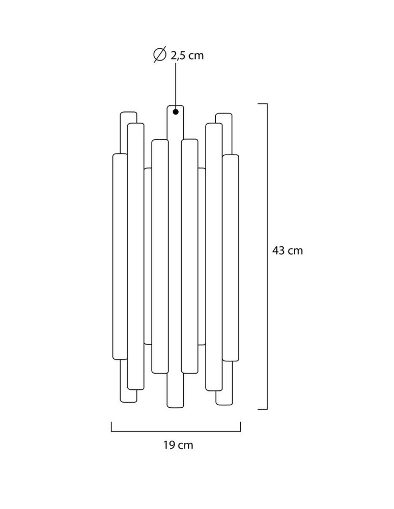 Glamour wall lamps - Moosee MOOSEE ORGANO gold wall lamp (MSE010400198) - product kolory-swiatla.pl 9