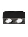 Zuma Line BOXY CL 2 Czarny 2xGU10/AR111 Sufitowa 20075-BK