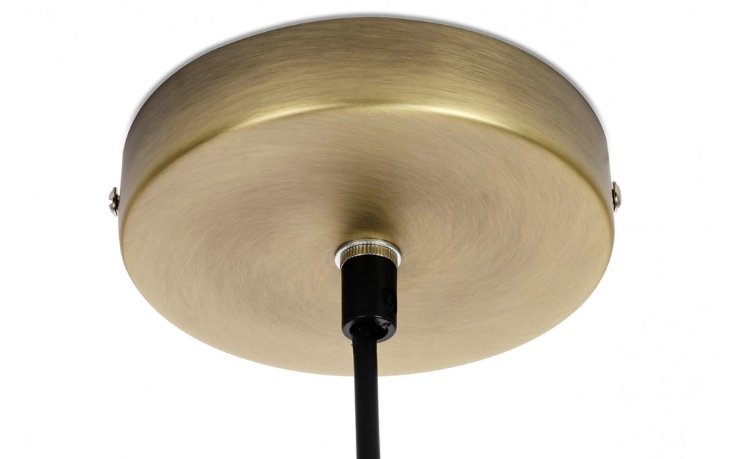 King Home Lampa wisząca GLOBE 38 złota - LED, akryl, metal (XCP8465-1-38)