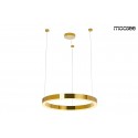 Moosee MOOSEE lampa wisząca RING LUXURY 50 złota - LED, chromowane złoto (MSE010100150)