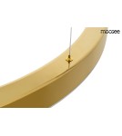 Pendant lamps circles - Moosee MOOSEE RING LUXURY 50 gold pendant lamp - LED, chrome gold (MSE010100150) - product 2