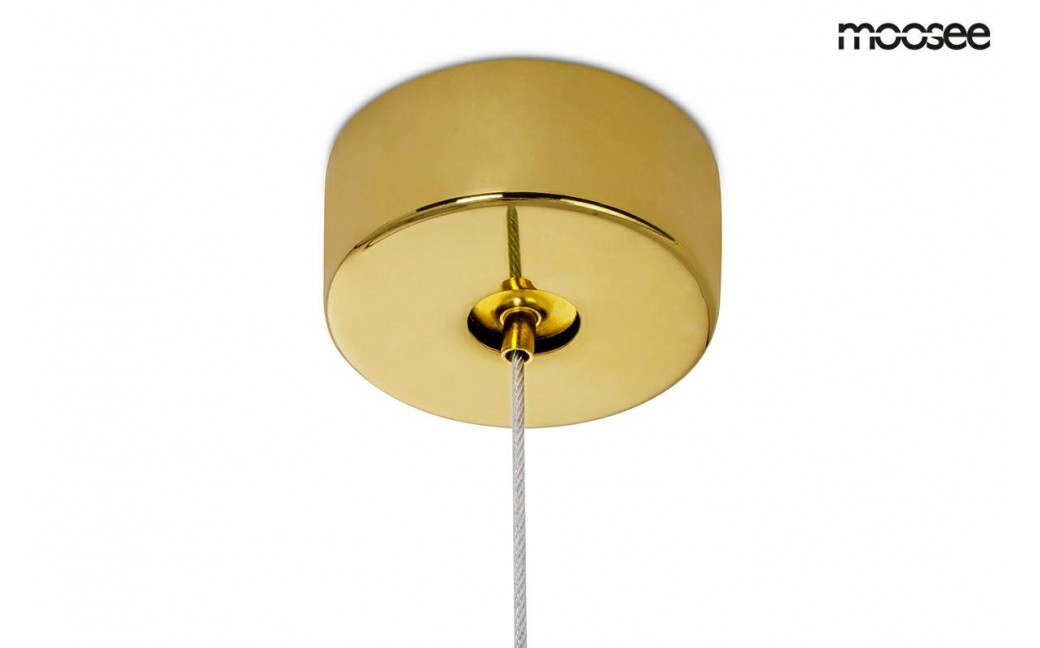 Moosee MOOSEE lampa wisząca RING LUXURY 50 złota - LED, chromowane złoto (MSE010100150)