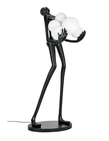 King Home HUMAN floor lamp - fiberglass, glass (JL009)