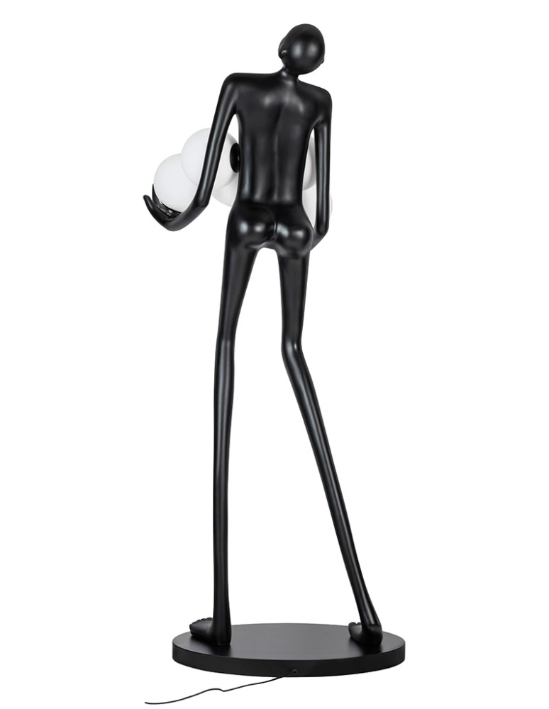 Designer floor lamps - King Home HUMAN floor lamp - fiberglass, glass (JL009) - product kolory-swiatla.pl 3