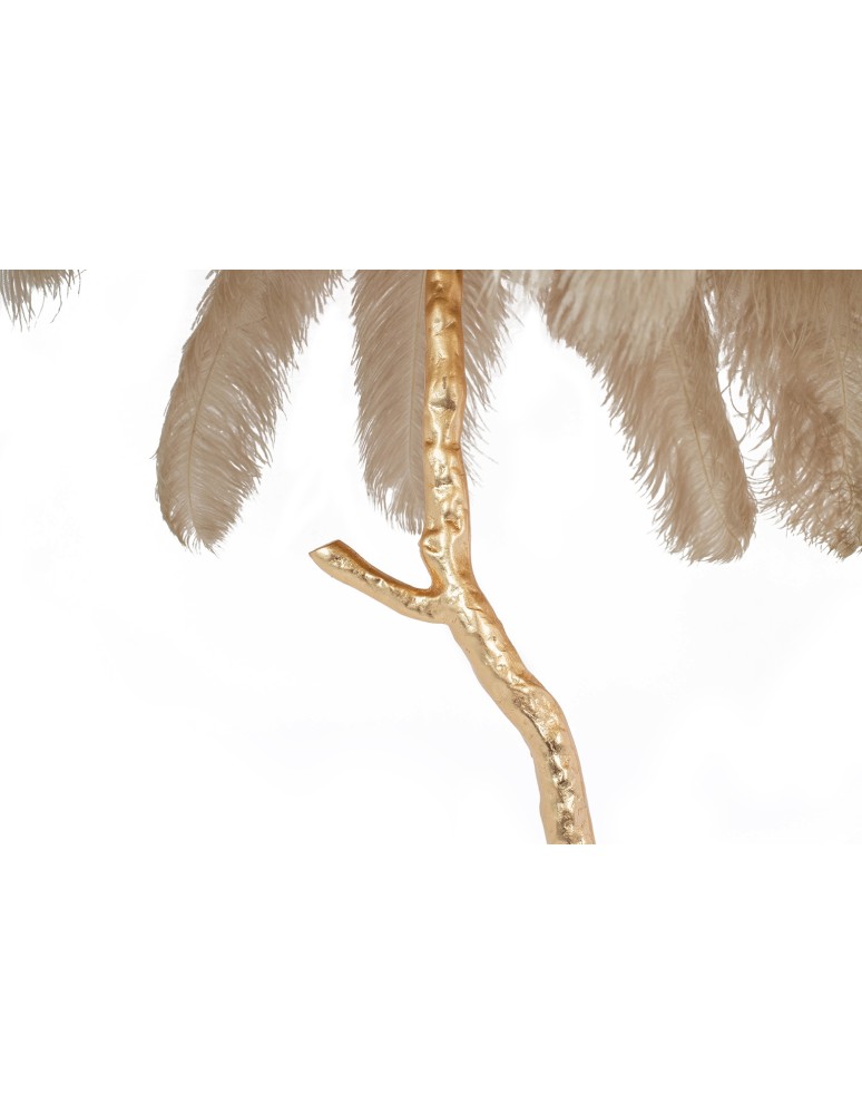 Floor lamps - King Home TIFFANY 175 floor lamp beige brass / natural feathers (JL0019.BEIGE) - product kolory-swiatla.pl 3