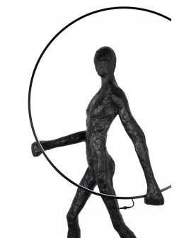 King Home Lampa podłogowa HUMAN ROUND  włókno szklane (XCF0211L) - produkt 2