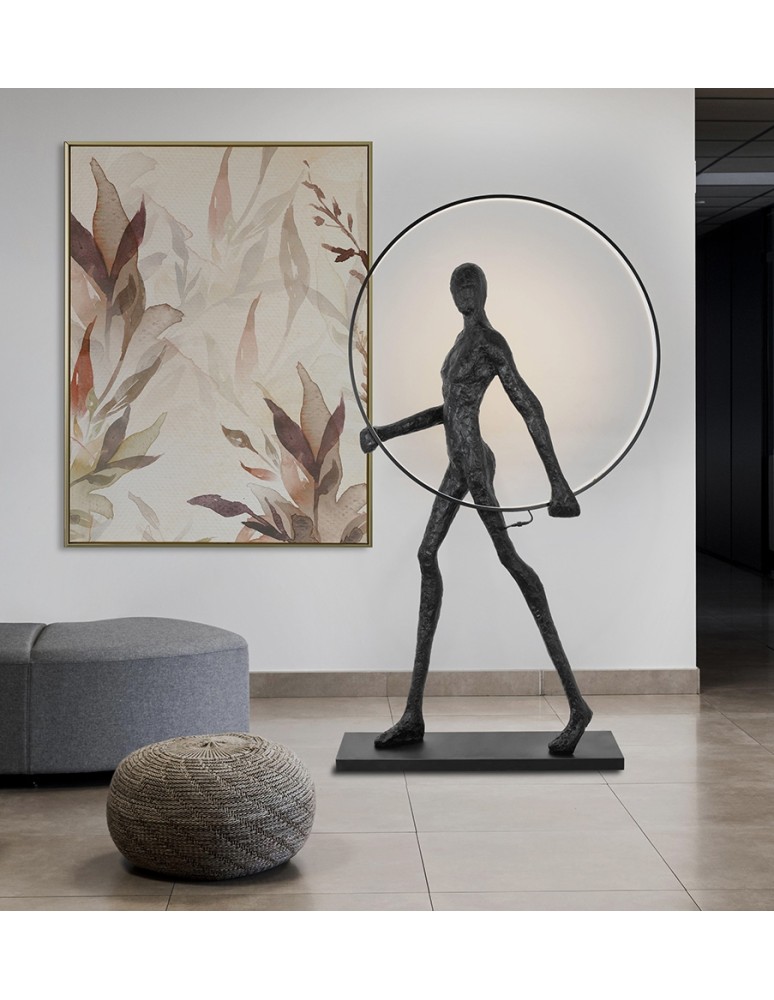 Floor lamps - King Home HUMAN ROUND fiberglass floor lamp (XCF0211L) - product kolory-swiatla.pl 9