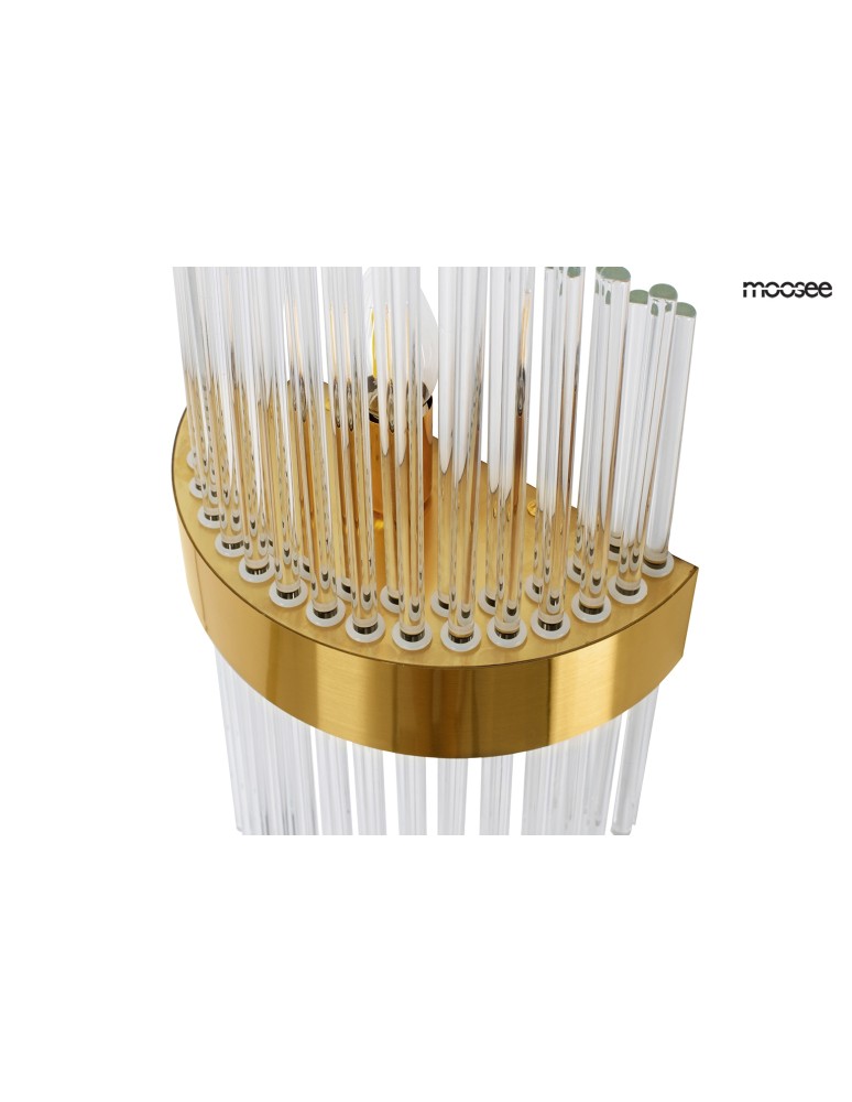 Glamour wall lamps - Moosee MOOSEE FLORENS gold wall lamp (MSE010400194) - product kolory-swiatla.pl 3