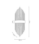 Glamour wall lamps - Moosee MOOSEE FLORENS gold wall lamp (MSE010400194) - product 10