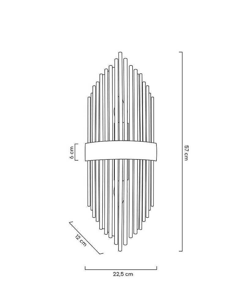 Glamour wall lamps - Moosee MOOSEE FLORENS gold wall lamp (MSE010400194) - product kolory-swiatla.pl 10