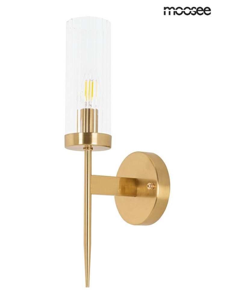 Wall lamps - Moosee MOOSEE TORCH gold wall lamp (MSE010400197) - product kolory-swiatla.pl 1