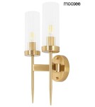 Glamour wall lamps - Moosee MOOSEE TORCH TWIN gold wall lamp (MSE010400199) - product 1