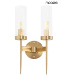 Glamour wall lamps - Moosee MOOSEE TORCH TWIN gold wall lamp (MSE010400199) - product 2
