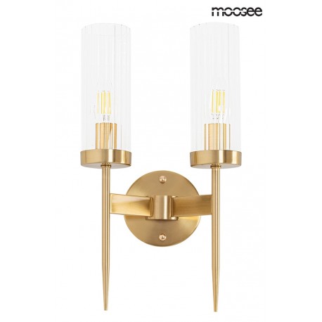 Moosee MOOSEE lampa ścienna TORCH TWIN złota (MSE010400199)