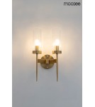 Glamour wall lamps - Moosee MOOSEE TORCH TWIN gold wall lamp (MSE010400199) - product 6