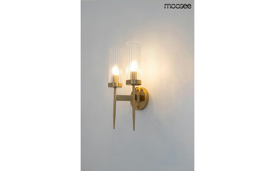 Moosee MOOSEE lampa ścienna TORCH TWIN złota (MSE010400199)