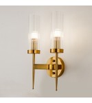 Glamour wall lamps - Moosee MOOSEE TORCH TWIN gold wall lamp (MSE010400199) - product 8