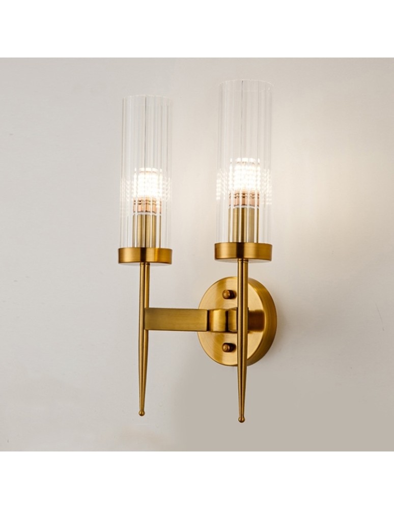 Glamour wall lamps - Moosee MOOSEE TORCH TWIN gold wall lamp (MSE010400199) - product kolory-swiatla.pl 8