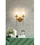 Glamour wall lamps - Moosee MOOSEE TORCH TWIN gold wall lamp (MSE010400199) - product 9