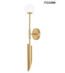 Designer wall lamps - Moosee MOOSEE LUCCA gold wall lamp (MSE010400205) - product 1