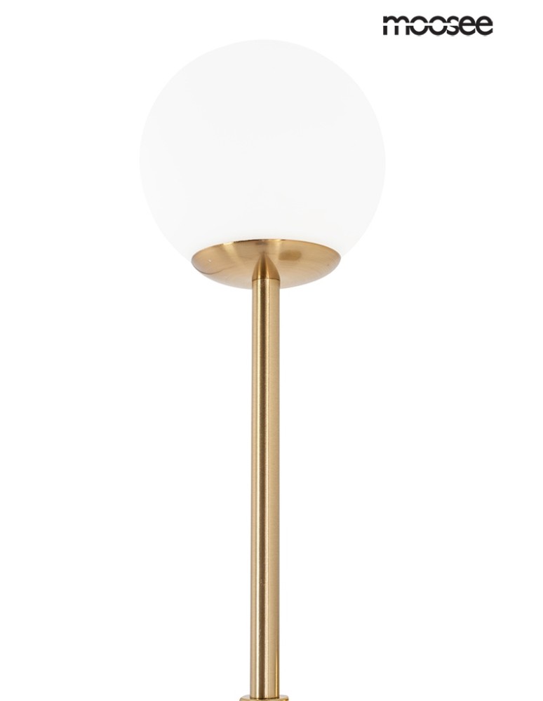 Designer wall lamps - Moosee MOOSEE LUCCA gold wall lamp (MSE010400205) - product kolory-swiatla.pl 3