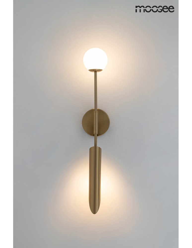 Designer wall lamps - Moosee MOOSEE LUCCA gold wall lamp (MSE010400205) - product kolory-swiatla.pl 7