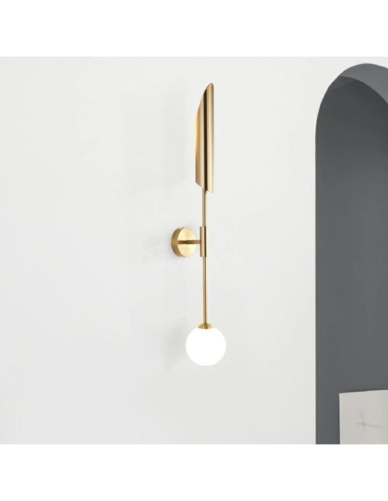 Designer wall lamps - Moosee MOOSEE LUCCA gold wall lamp (MSE010400205) - product kolory-swiatla.pl 8