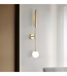 Designer wall lamps - Moosee MOOSEE LUCCA gold wall lamp (MSE010400205) - product 9