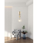Designer wall lamps - Moosee MOOSEE LUCCA gold wall lamp (MSE010400205) - product 10