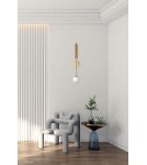 Designer wall lamps - Moosee MOOSEE LUCCA gold wall lamp (MSE010400205) - product 11