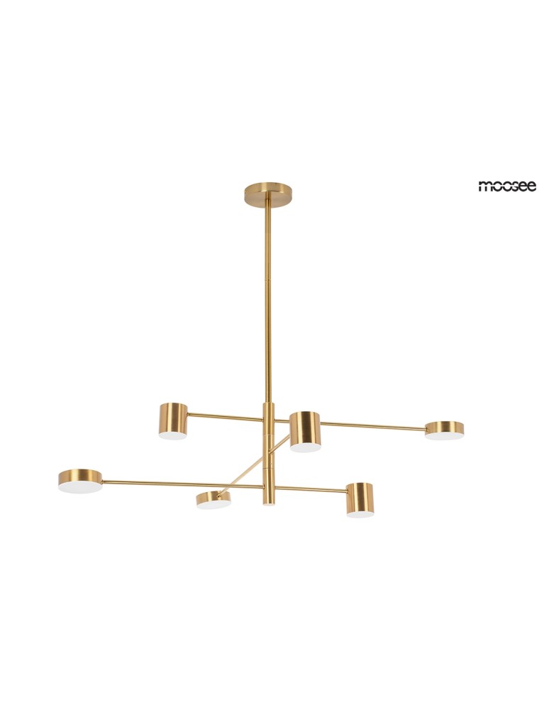 Pendant lamps - Moosee MOOSEE PIAZETTA gold pendant lamp (MSE010100124) - product kolory-swiatla.pl 1