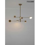 Pendant lamps - Moosee MOOSEE PIAZETTA gold pendant lamp (MSE010100124) - product 6