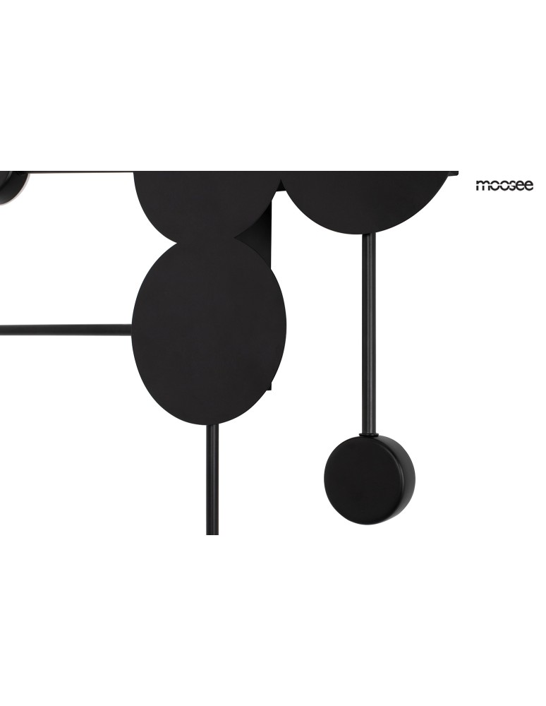 Designer wall lamps - Moosee MOOSEE SHADOW MULTI wall lamp black (MSE010400213) - product kolory-swiatla.pl 2