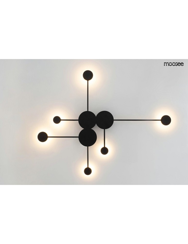 Designer wall lamps - Moosee MOOSEE SHADOW MULTI wall lamp black (MSE010400213) - product kolory-swiatla.pl 5