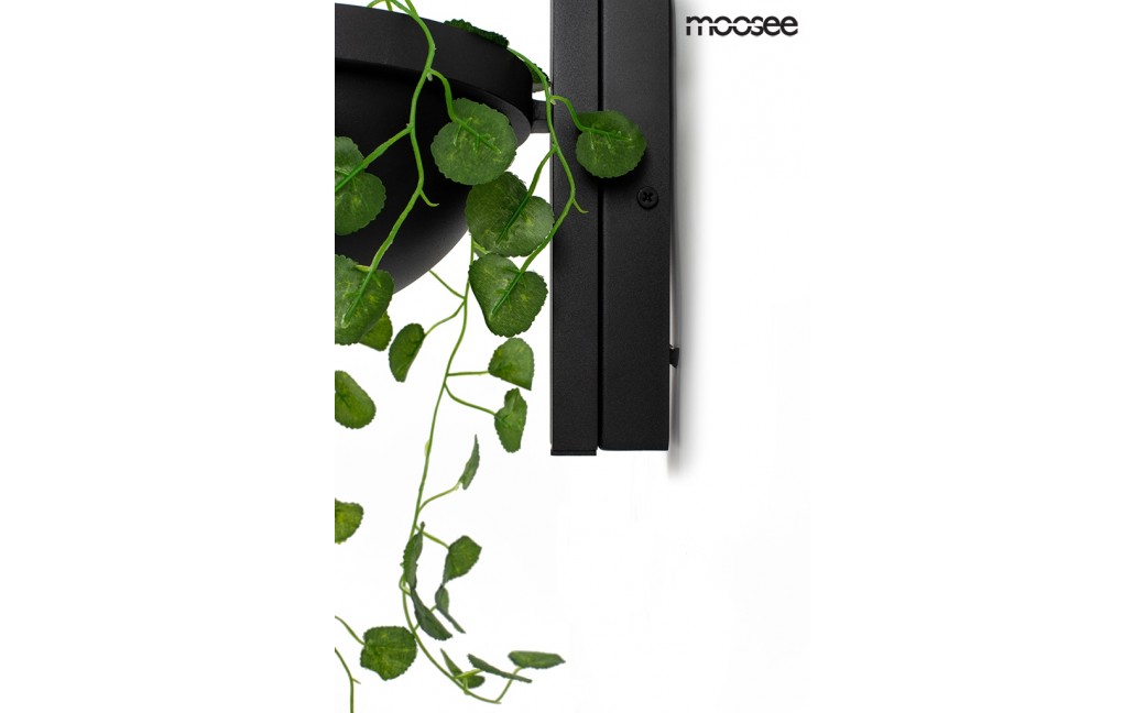 Moosee MOOSEE lampa ścienna PLANT WALL czarna (MSE010400222)