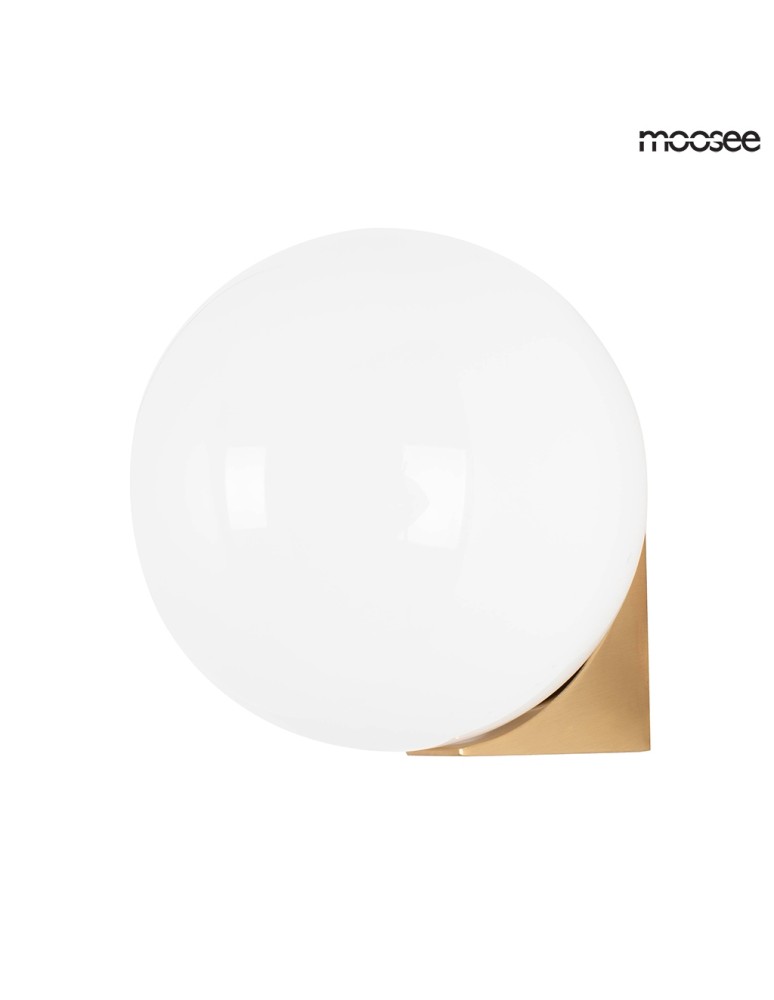 Designer wall lamps - Moosee MOOSEE wall lamp BOLL gold (MSE010400223) - product kolory-swiatla.pl 1