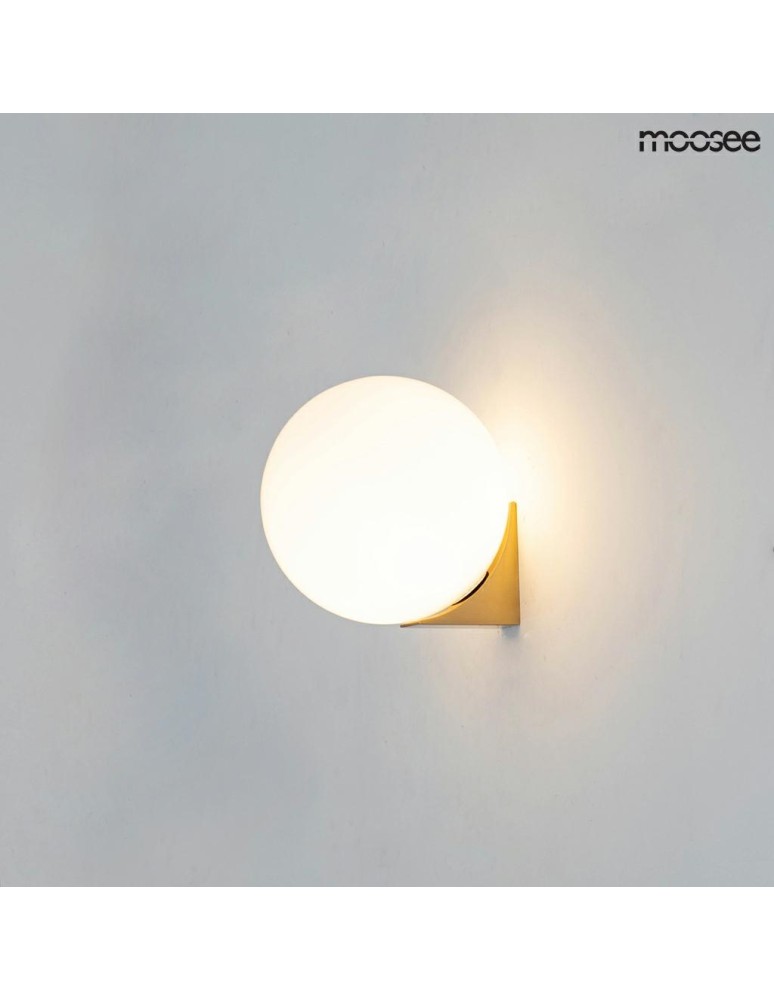 Designer wall lamps - Moosee MOOSEE wall lamp BOLL gold (MSE010400223) - product kolory-swiatla.pl 5