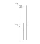 Pendant lamps - Moosee MOOSEE pendant lamp OMBRE 80 black (MSE010100158) - product 12