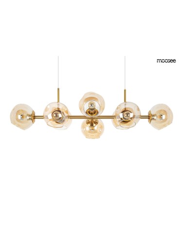 Moosee MOOSEE ROMEO GOLD gold / amber pendant lamp (MSE010100171)
