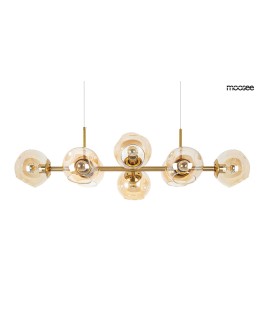 Moosee MOOSEE lampa wisząca ROMEO GOLD złota / bursztynowa (MSE010100171)