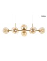 Moosee MOOSEE ROMEO GOLD gold / amber pendant lamp (MSE010100171)