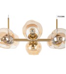 Pendant lamps - Moosee MOOSEE ROMEO GOLD gold / amber pendant lamp (MSE010100171) - product 3